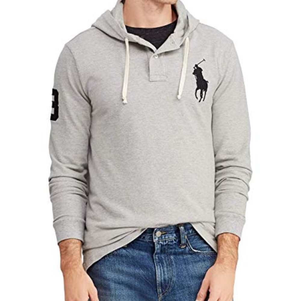 "NWT" Polo Ralph Lauren Men's Mesh Hoodie - Picture 2 of 4